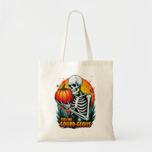 'Gefühl Gourd-geous' Skeleton Hand Halloween T-Shi Tragetasche