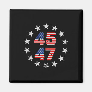 Gefühl Great Again Trump 2024 American Flag (auf B Magnet