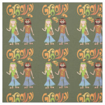 Gefühl Groovy Illustriert Seventies Cartoon