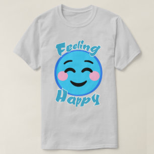 Gefühl Happy Emoticon T-Shirt