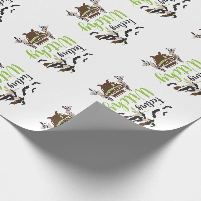 Gefühl Hexerei Magic Halloween Geschenkpapier (Ecke)
