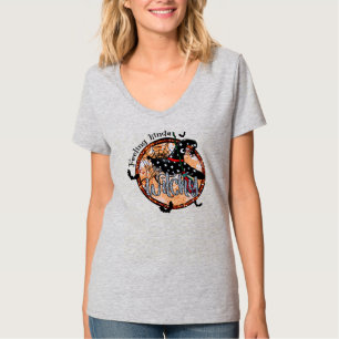 Gefühl Kinda Witchy - Halloween-Hut T-Shirt
