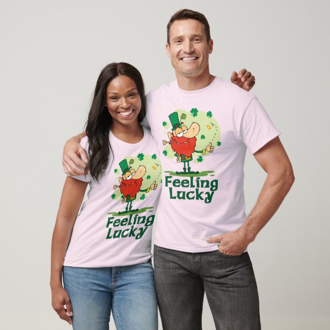 Gefühl Lucky Leprechaun Tshirt (Unisex)