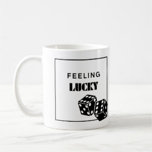 Gefühl Lucky, Lucky Girl, Luckiest Girl, Black Kaffeetasse