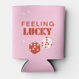 Gefühl Lucky, Lucky Girl, Luckiest Girl, Pink Dosenkühler