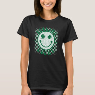 Gefühl Lucky Retro St Patrick's Day Smile Face Me T-Shirt