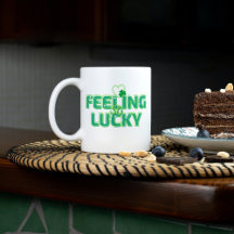 Gefühl Lucky Retro Zitat St Patrick's Day