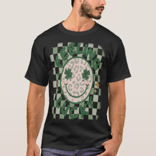 Gefühl Lucky Smile Face St. Patrick Day T-Shirt