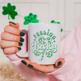Gefühl Lucky | St. Patrick's Day Kaffeetasse