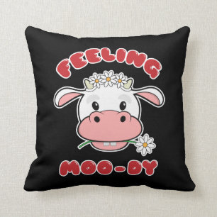 Gefühl Moo-dy   Niedlicher Kuhpreis für Cartoon Kissen