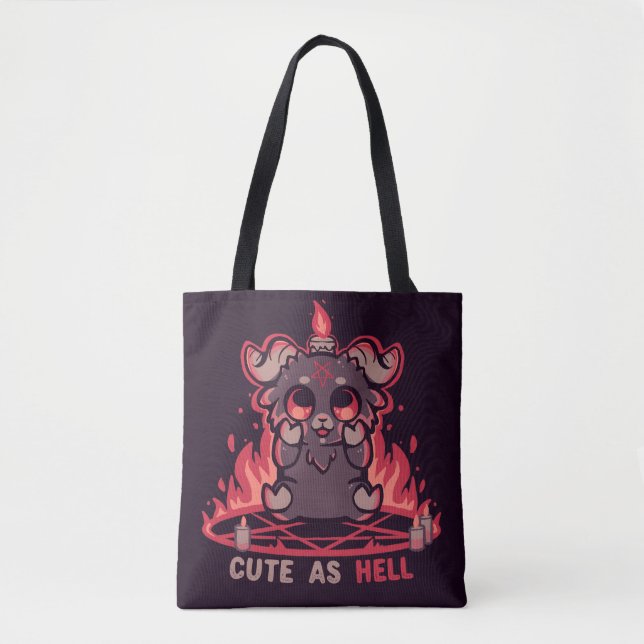 Gefühl Niedlich als Hell Tasche (Vorderseite)