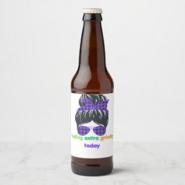 Gefühl noch grinchig bierflaschenetikett