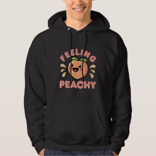 Gefühl Peachy Pfirsiche Sommerfrucht Hoodie