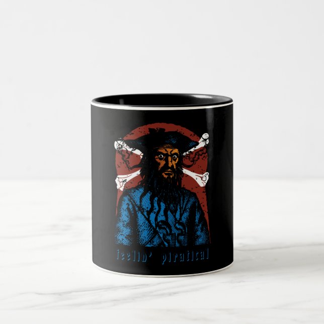 GEFÜHL PIRATICAL ZWEIFARBIGE TASSE (Mittel)