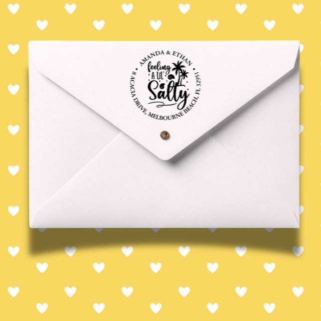 Gefühl salzig permastempel (Capture the spirit of summer with self-inking stamp)