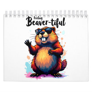 Gefühl Schön - Funny Beaver Grafik Kalender