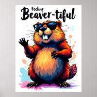 Gefühl Schön - Funny Beaver Grafik