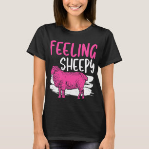 Gefühl Sheepy Sheep Pun 2 Bauer Sheep Lover T-Shirt