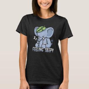 Gefühl Sleepy Elephant Whisperer Animal Zookeepe T-Shirt
