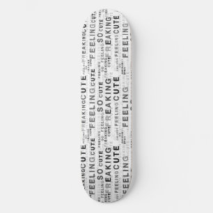 Gefühl so, dass Niedliches Textdesign erschüttert Skateboard