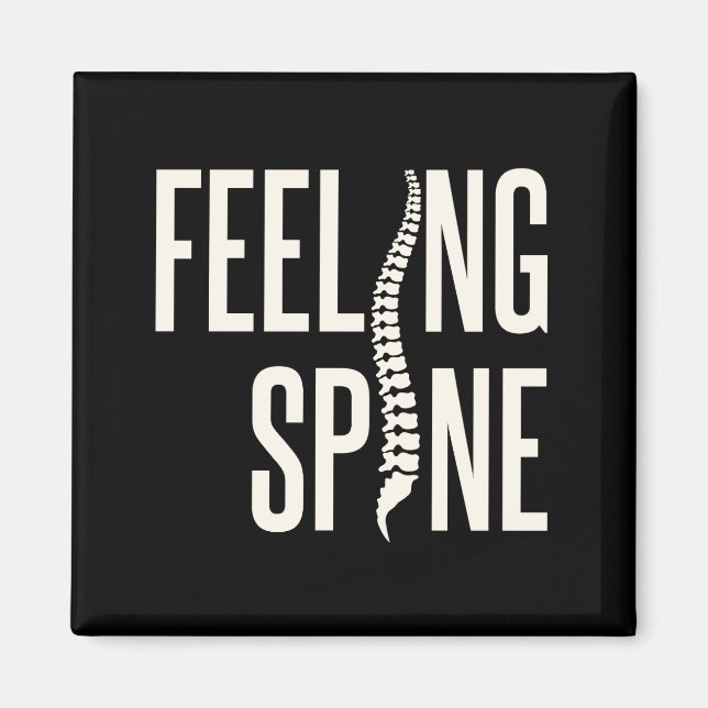 Gefühl Spine Orthopädie Nurse Orthopedist Magnet (Vorne)