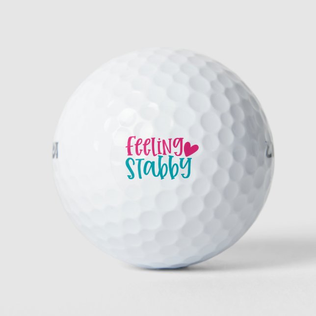 Gefühl Stabby Nurse Golfball (Vorderseite)
