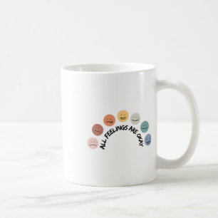 Gefühl über emotionale Gesichter psychische Gesund Kaffeetasse