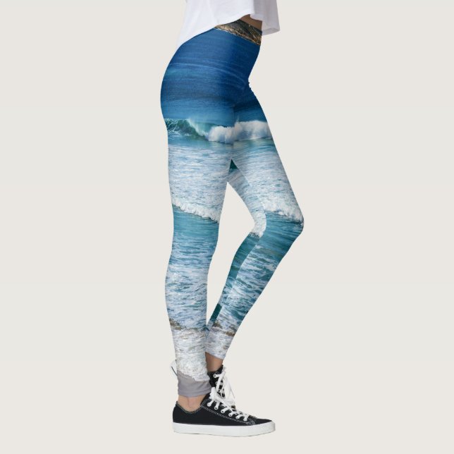 Gefühl wie Beach Day out, Ladys Leggings (Rechts)