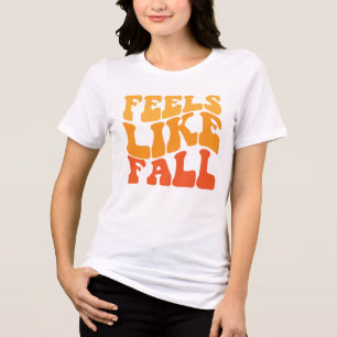 Gefühl wie Fall Tri-Blend Shirt