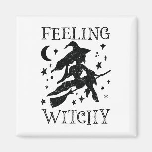 Gefühl Witchy Funny Halloween Witch Vibes Kinda N Magnet