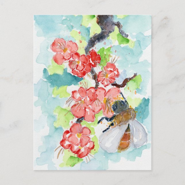 Gefühle für Blumenfrüchte Postkarte (Vorderseite)