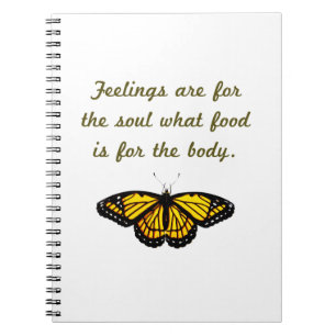 Gefühle sind für das Soul Notizblock