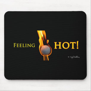 Gefühls-heißes Golf Bll Mousepad