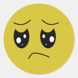 Gefühlsstörung Runder Aufkleber