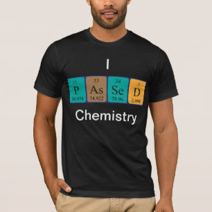 Geführte Chemie Namen-Shirt der periodischen T-Shirt