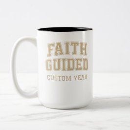 Geführte Vielfalt Jahr für Jahr Zweifarbige Tasse