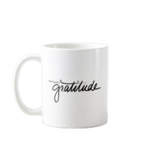 Gefüllt mit der Dankbarkeits-Tasse