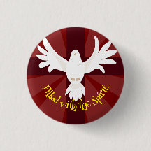 Gefüllt mit Geisttaube mit Kreuz-Pfingsten