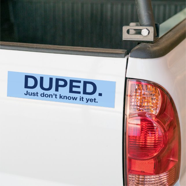 GEFÜLLT. Wissen Sie es einfach noch nicht. Autoaufkleber (Auf Lkw)