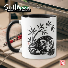 GEFUNDEN • StillWood • Rotes Panda Tasse