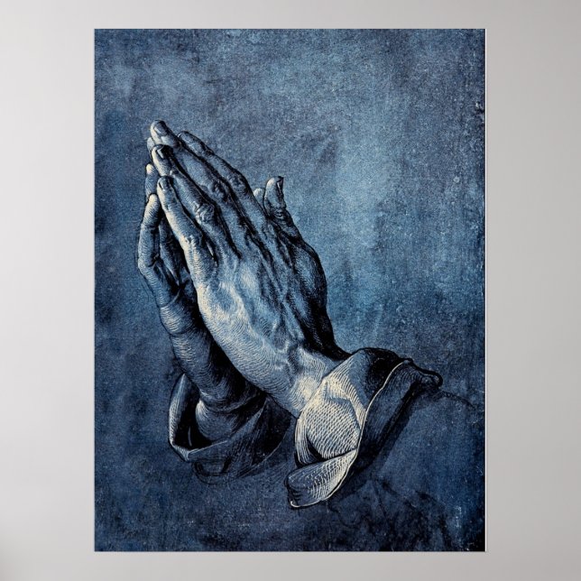 Gefundenes Gebet - Durer Poster (Vorne)