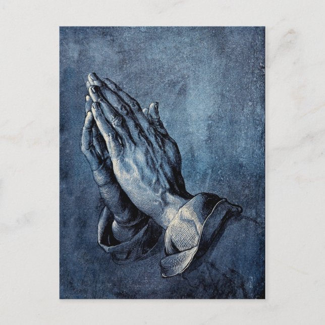 Gefundenes Gebet - Durer Postkarte (Vorderseite)