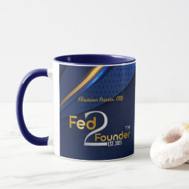 Gefüttert2Founder Coffee Tasse - Personalisiert