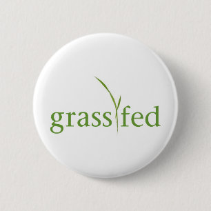Gefüttert Gras Button