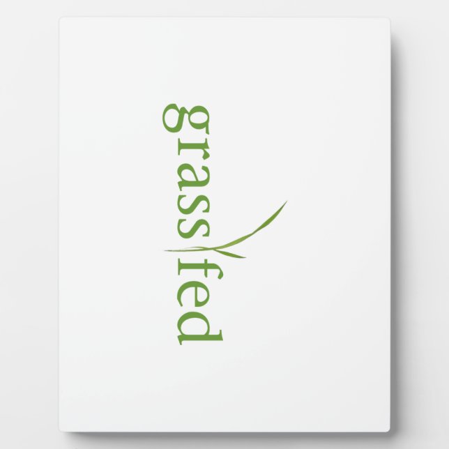 Gefüttert Gras Fotoplatte (Vorderseite)