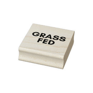gefüttert Gras Gummistempel