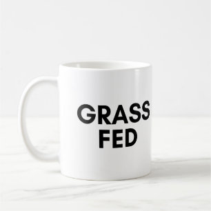 gefüttert Gras Kaffeetasse