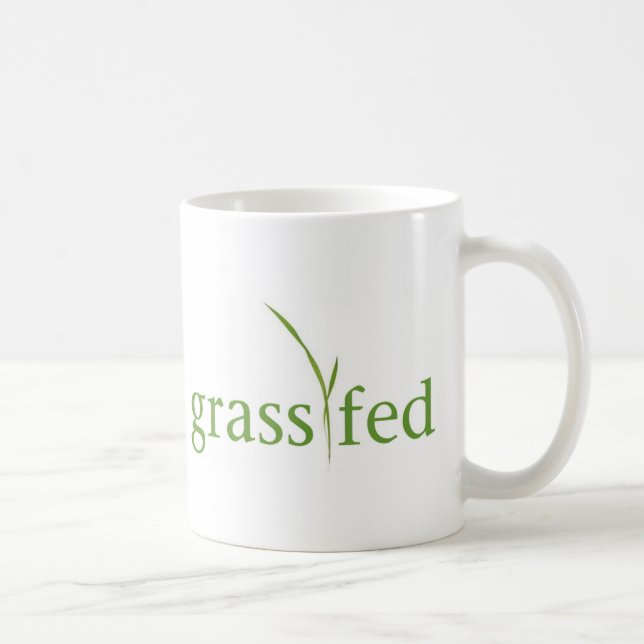 Gefüttert Gras Kaffeetasse (Rechts)