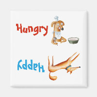 Gefüttert Hunde-Magnet Hungerhapptracker