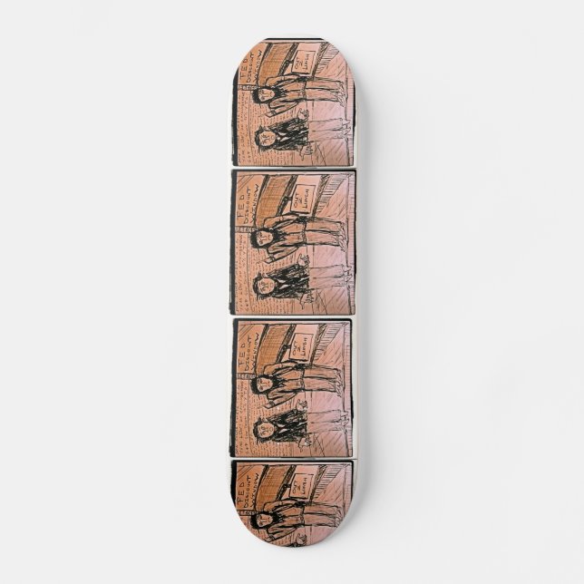 GEFÜTTERT Rabattfenster Skateboard (Vorderseite)